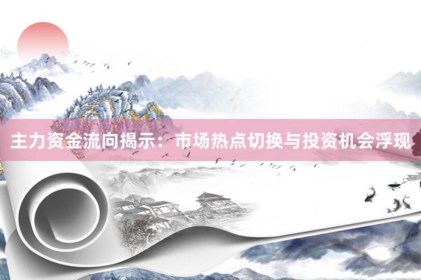 主力资金流向揭示：市场热点切换与投资机会浮现