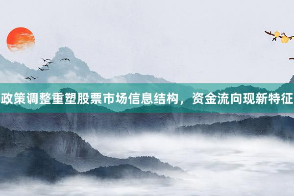 政策调整重塑股票市场信息结构，资金流向现新特征